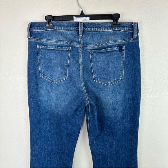 Joe's Jeans Blue Denim Frankie Bootcut Mid Rise Pants Flare Size 32 - Picture 6 of 9